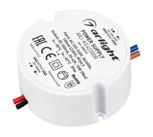 Блок питания ARJ-KE42350R (15W, 350mA, PFC)  028191  Arlight