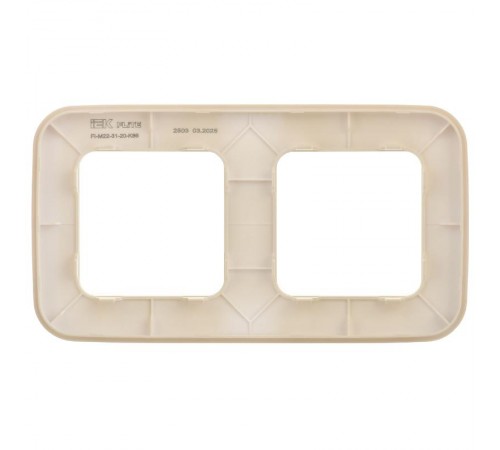 FLITE Artistic Рамка 2-ая РУ-2-А-ФлСл сливочный  FI-M22-31-20-K86  IEK