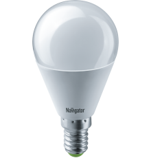 Лампа светодиодная LED 8,5Вт Е14 230В 2700К NLL-G45-8.5-230-2.7K-E14 шарик матовый  61333  Navigator