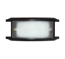 Светильник "Полесье" 260х110 НББ 06-40 М39 матовый белый /корпус венге /держатель винт золото  1005205880  Элетех