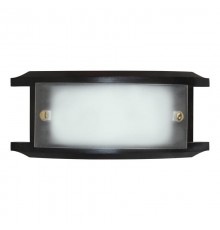 Светильник "Полесье" 260х110 НББ 06-40 М39 матовый белый /корпус венге /держатель винт золото  1005205880  Элетех