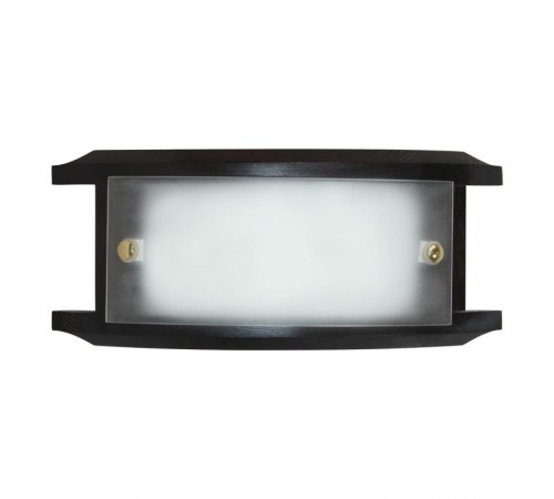 Светильник "Полесье" 260х110 НББ 06-40 М39 матовый белый /корпус венге /держатель винт золото  1005205880  Элетех