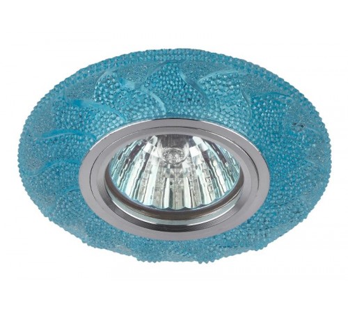 Светильник точечный встраиваемый DK LD6 MR16 3Вт GU5.3 голубой c белой и фиолетовой подсветкой  Б0019210  ЭРА