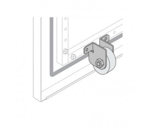 Ролик опорный для глухой двери  EV1000  ABB
