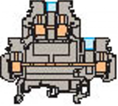 Клемма M4/6.D2-1 винт 4мм.кв.  1SNA115126R0100  TE