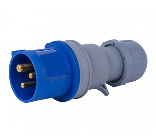 Вилка перен. 2Р+РЕ 32А 220В IP44 ВП-103  26101DEK  DEKraft