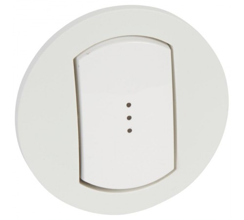 Celiane Белый Клавиша 2-ая с подсв. IP44  067804  Legrand