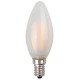 Лампа светодиодная F-LED B35-5W-840-E14 frost Лампы СВЕТОДИОДНЫЕ F-LED ЭРА (филамент, свеча мат., 5Вт, нейтр, E14)  Б0027926  ЭРА
