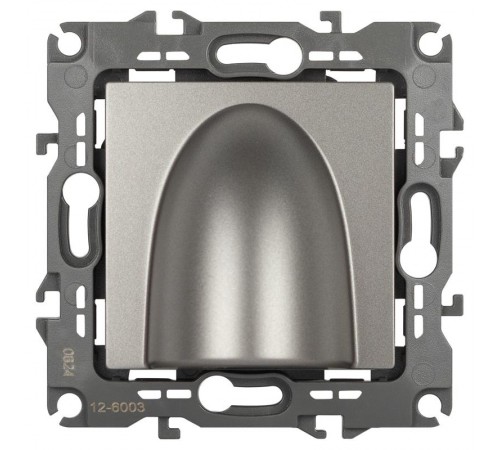 Вывод кабеля ЭРА Серия 12 12-6003-16 , титан   Б0065755  ЭРА