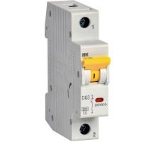 Выключатель автоматический однополюсный ВА47-60МА без теплового расцепителя 1P 63А 6кА D  MVA33-1-063-D  IEK