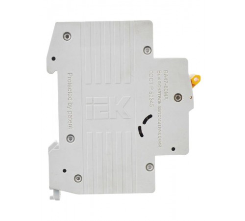 Выключатель автоматический однополюсный ВА47-60МА без теплового расцепителя 1P 63А 6кА D  MVA33-1-063-D  IEK