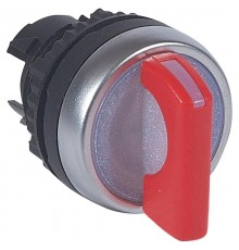 Переключатель - Osmoz - для комплектации - с подсветкой - 2 положения с фиксацией - 45° красный  024035  Legrand