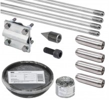 Комплект заземления 6/16 нержавеющая сталь  ZKZ10-20-016-06  IEK