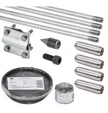 Комплект заземления 6/16 нержавеющая сталь  ZKZ10-20-016-06  IEK