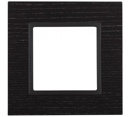 14-5301-05 Рамка на 1 пост, дерево, Эра Elegance, чёрн.дерево+антр  Б0034565  ЭРА