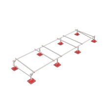 Опорная конструкция для установки оборудования TECHNORAPTOR LIGHTFOOT 5000х1500  KM-TR-LTF-SSEI-5000-1500  КМ - профиль