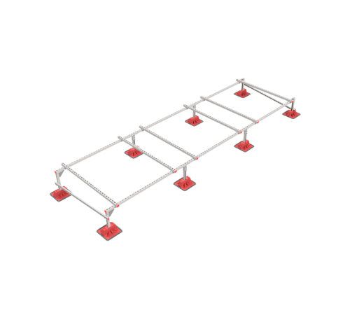 Опорная конструкция для установки оборудования TECHNORAPTOR LIGHTFOOT 5000х1500 HD  KM-TR-LTF-SSEI-5000-1500 HD  КМ - профиль
