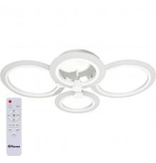 Светильник светодиодный управляемый с пультом 72W, Max. 4700Lum, 3000К-6500K, IP20, белый AL5900 Cycles  41669  FERON