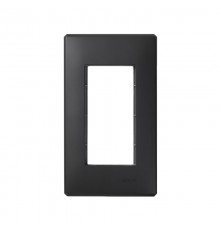 Simon CIMA 500 Рамка с суппортом на 1 модуль 500CIMA, 164х30х94мм, 9мм, графит  51010101-038  Simon