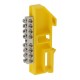 Шина PE "Земля" на на DIN-изол ШНИ-6х9-8 никелированная Д-Желтый (10/250/9000) NO-222-91-1  Б0044140  ЭРА