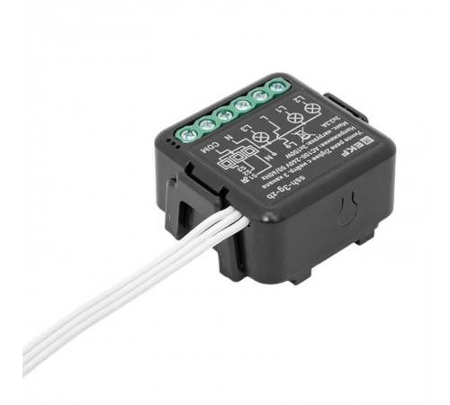 Умное реле в подрозетник 3-канальное с нейтралью Zigbee EKF Connect Select  ssh-3g-zb  EKF