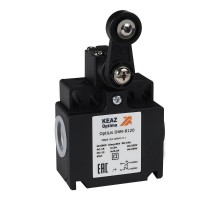 Выключатель концевой OptiLiS D4N-8120 рычаг пластиковый с роликом пластиковым EN 50047 XCKT2118P16  365318  КЭАЗ