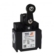 Выключатель концевой OptiLiS D4N-8120 рычаг пластиковый с роликом пластиковым EN 50047 XCKT2118P16  365318  КЭАЗ