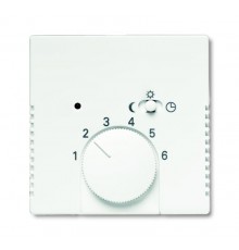 Накладкадля мех. терморегулятора (термостата) 1095 U, 1096 U, серия solo/future, цвет белый бархат  1710-0-3886   2CKA001710A3886  ABB