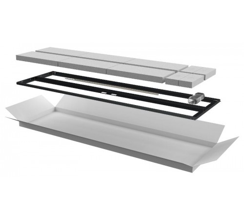 Дверь перфор. двустворч. для шкафа LINEA N 38U 600мм чер  LN05-38U6X-D2P  ITK