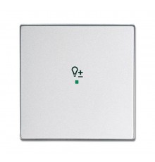 SRD-1-83 Клавиша одинарная free@home, светорегулятор, future, серебристый алюминий  6220-0-0150   2CKA006220A0150  ABB