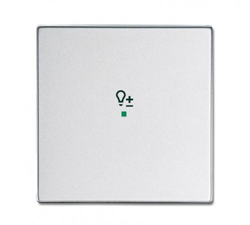 SRD-1-83 Клавиша одинарная free@home, светорегулятор, future, серебристый алюминий  6220-0-0150   2CKA006220A0150  ABB