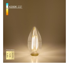 Лампа светодиодная Dimmable BL134 5W 4200K E14 (C35 прозрачный) диммируемая светодиодная филаментная  a045174  Elektrostandard