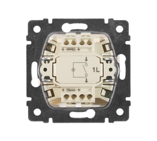 Valena Белый Выключатель 1-клавишный с подсветкой  774410  Legrand