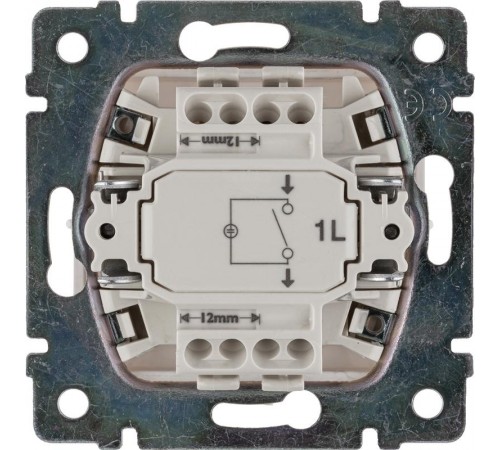 Valena Белый Выключатель 1-клавишный с подсветкой  774410  Legrand