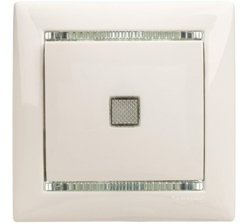Valena Белый Выключатель 1-клавишный с подсветкой  774410  Legrand