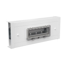 Щит для монтажа 12 устройств (корпус) с крышкой, сталь, белый RAL 9010  6288334  OBO Bettermann