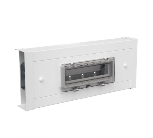 Щит для монтажа 12 устройств (корпус) с крышкой, сталь, белый RAL 9010  6288334  OBO Bettermann