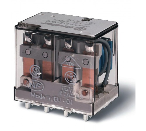 Миниатюрное силовое электромеханическое реле; монтаж на печатную плату; 4CO 12A; контакты AgNi; катушка 240В AC  564482400000  Finder