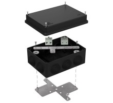 Коробка огнестойкая для о/п 40-0310-FR6.0-4 Е15-Е120 RAL9005 150х110х70 (6 шт/кор) черная  40-0310-9005-FR6.0-4  Промрукав