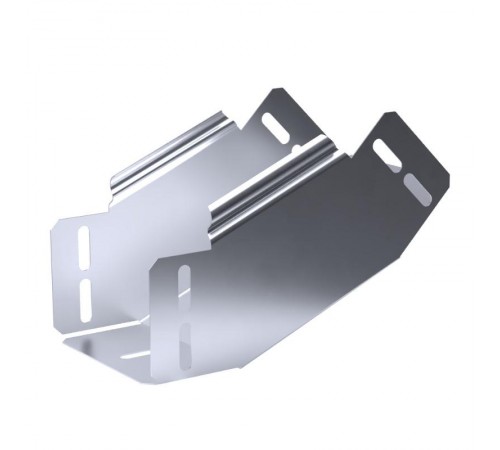 Угол вертикальный внутренний 45 градусов Стандарт INOX (AISI 316) 100х80  PR16.3285  Промрукав