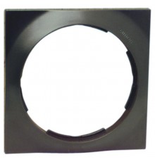 Simon 88 Рамка декоративная, 3 поста, круг в квадрате, S88, графит  88632-38  Simon