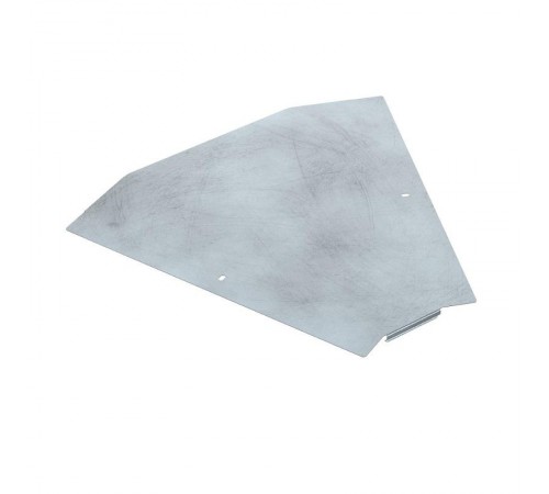 Крышка угла горизонтального 45 градусов Профи INOX (AISI 316) 600 (1,0 мм)  PR16.16950  Промрукав