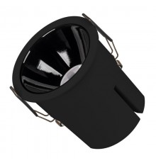 Светильник светодиодный встраиваемый MS-ATLAS-BUILT-R90-25W Warm3000 (BK-BK, 30 deg, 230V)  035467  Arlight