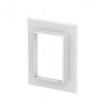 Настенная стыковая рамка кабельного канала Rapid 80 90x130 мм (алюминий,белый) (G-AWAG90130RW)  6279030  OBO Bettermann