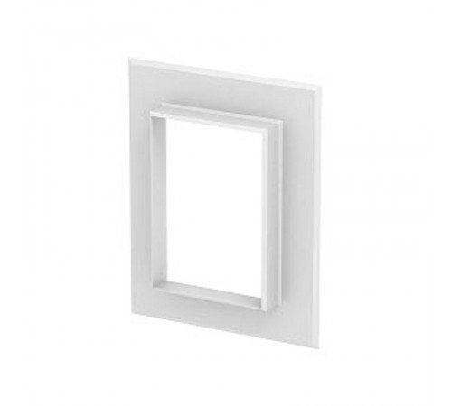 Настенная стыковая рамка кабельного канала Rapid 80 90x130 мм (алюминий,белый) (G-AWAG90130RW)  6279030  OBO Bettermann