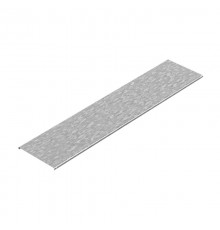 Крышка к лотку 300х11х3000 под заземление, толщ. 1,5 мм, Сендзимир цинк, 021236  КЛЗТЗ-300х11х3000-1,5-СЦ   Ostec