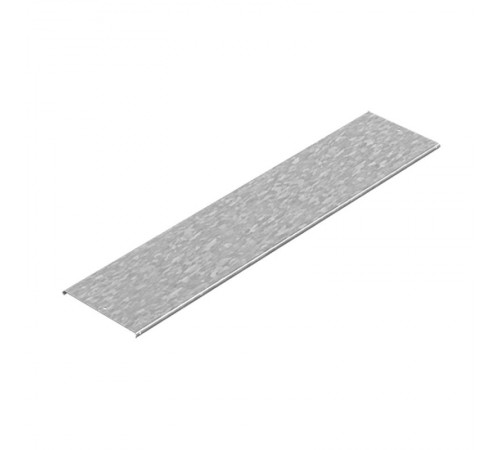 Крышка к лотку 500х11х3000 под заземление, толщ. 1,5 мм, Сендзимир цинк, 021256  КЛЗТЗ-500х11х3000-1,5-СЦ   Ostec