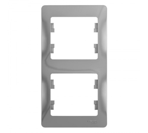 Glossa Алюминий Рамка 2-ая, вертикальная  GSL000306  SE