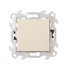 Кнопочный выключатель с подсветкой 10A 250В цвета слоновая кость S24 Harmonie  2420160-031  Simon