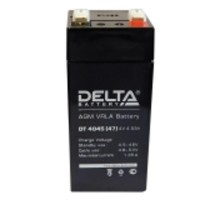 Аккумуляторная батарея ОПС серии DT 4045 (47мм) 4В/4,5Ач  DT 4045 (47мм)  DELTA